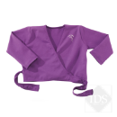 Edinburgh Dance School Ballet Grades Class Unioform  - Purple Crossover Cardigan. www.edinburghdanceschool.co.uk